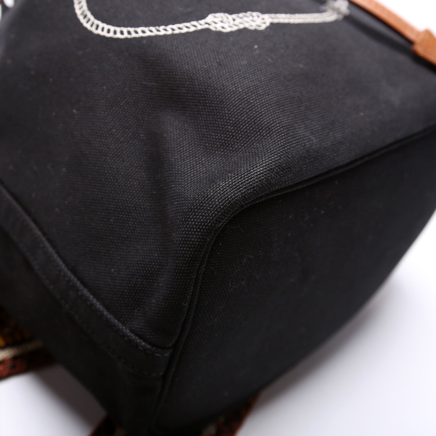 1BE032 Logo Canvas Drawstring