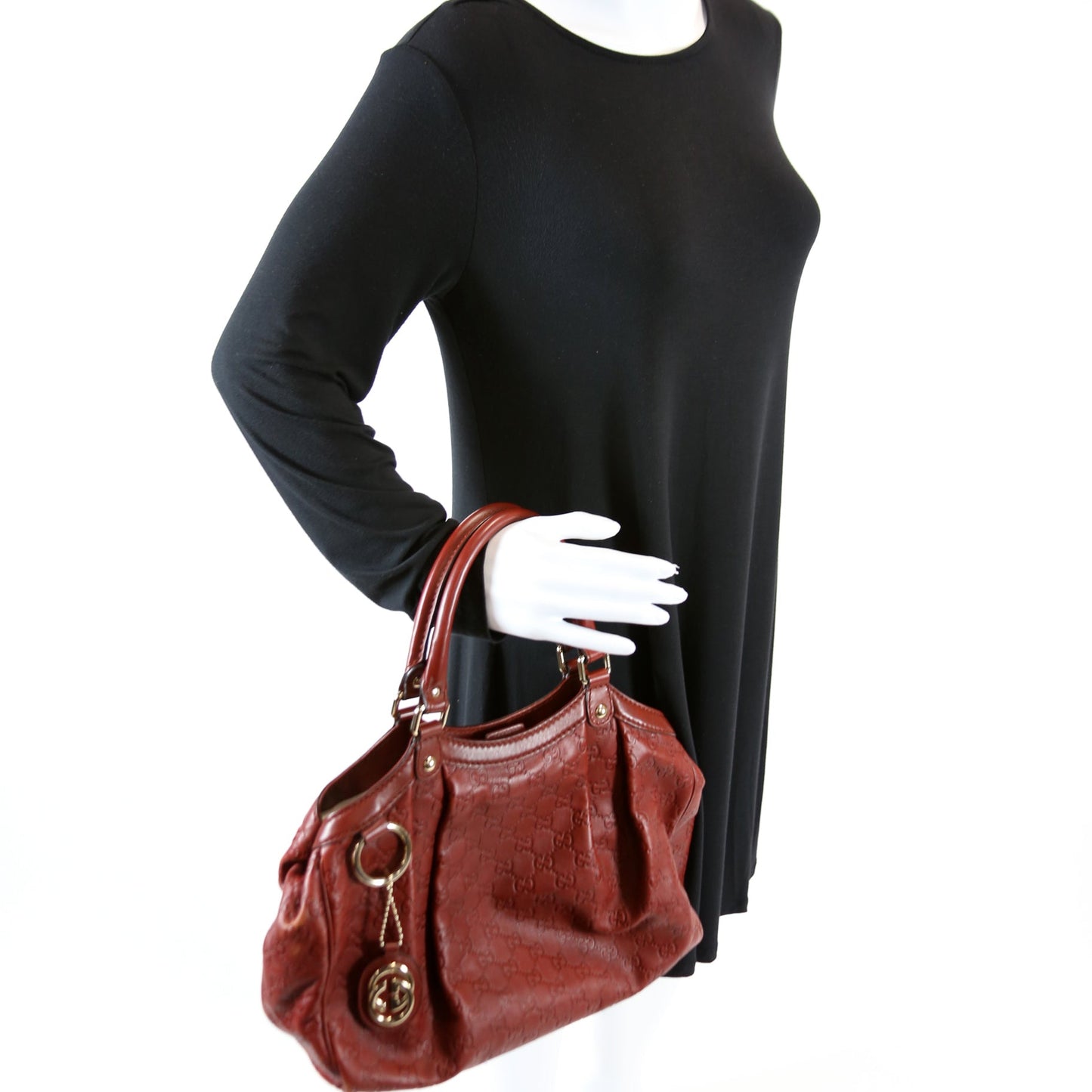211944 Sukey GG Leather Medium