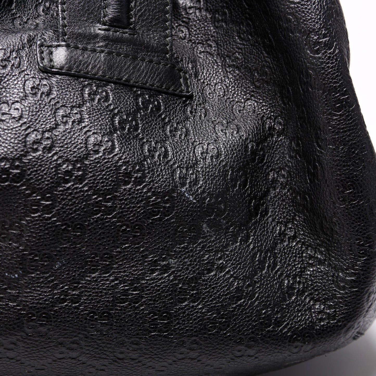 233604 GG Leather Large Hobo