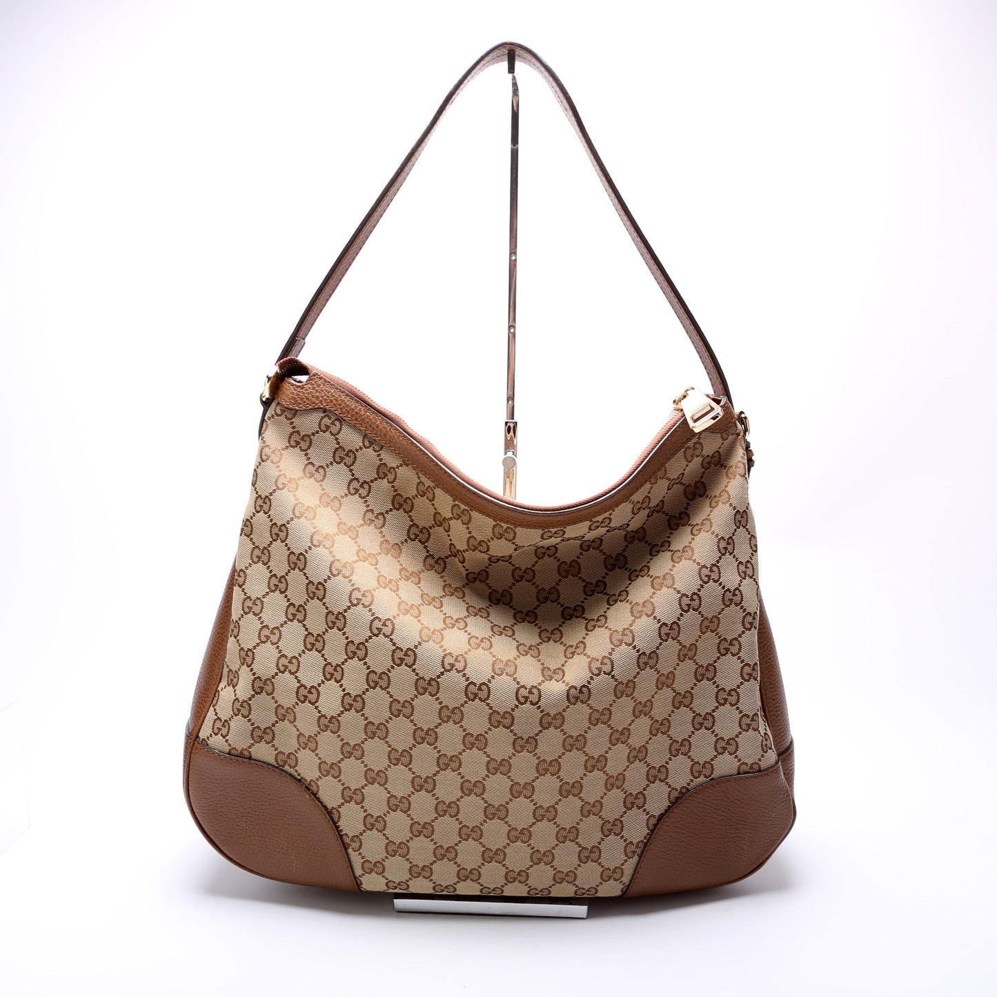 449244 GG Canvas Bree Hobo