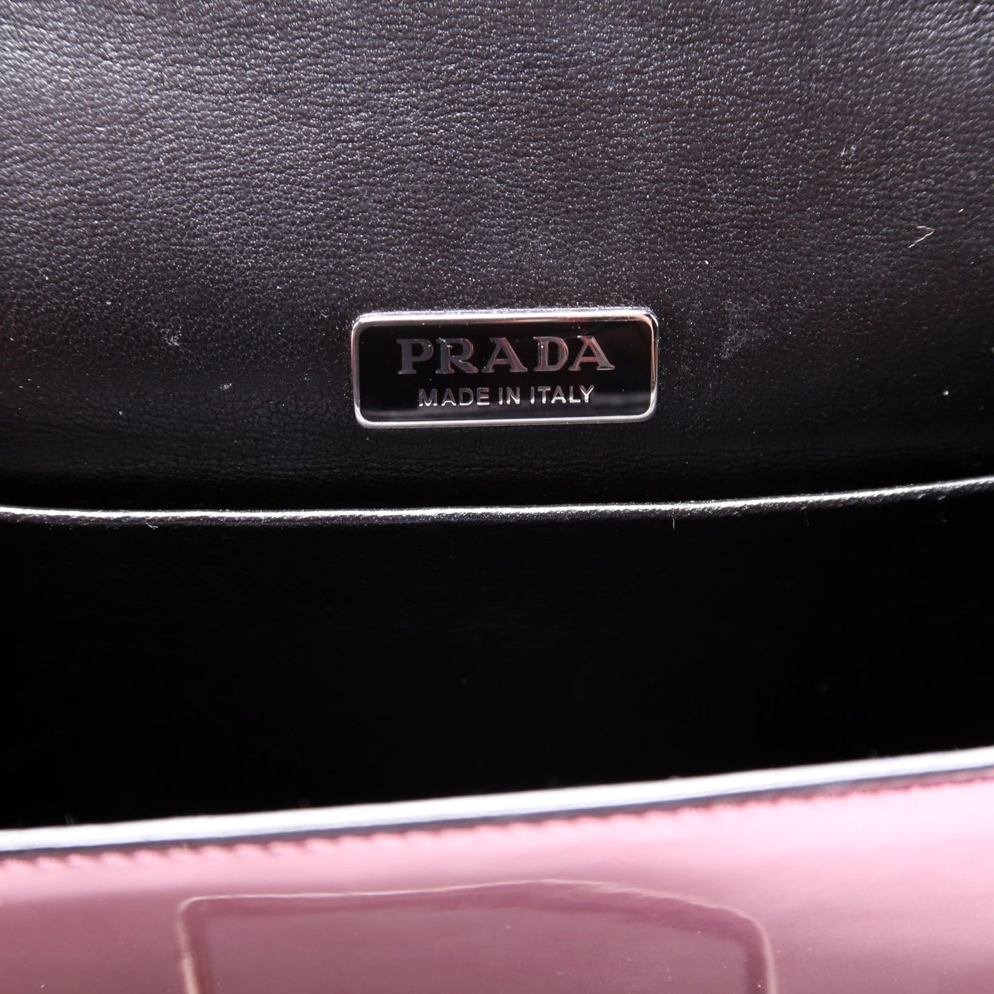 Saffiano/Metallic Vitello Cahier Chain Crossbody