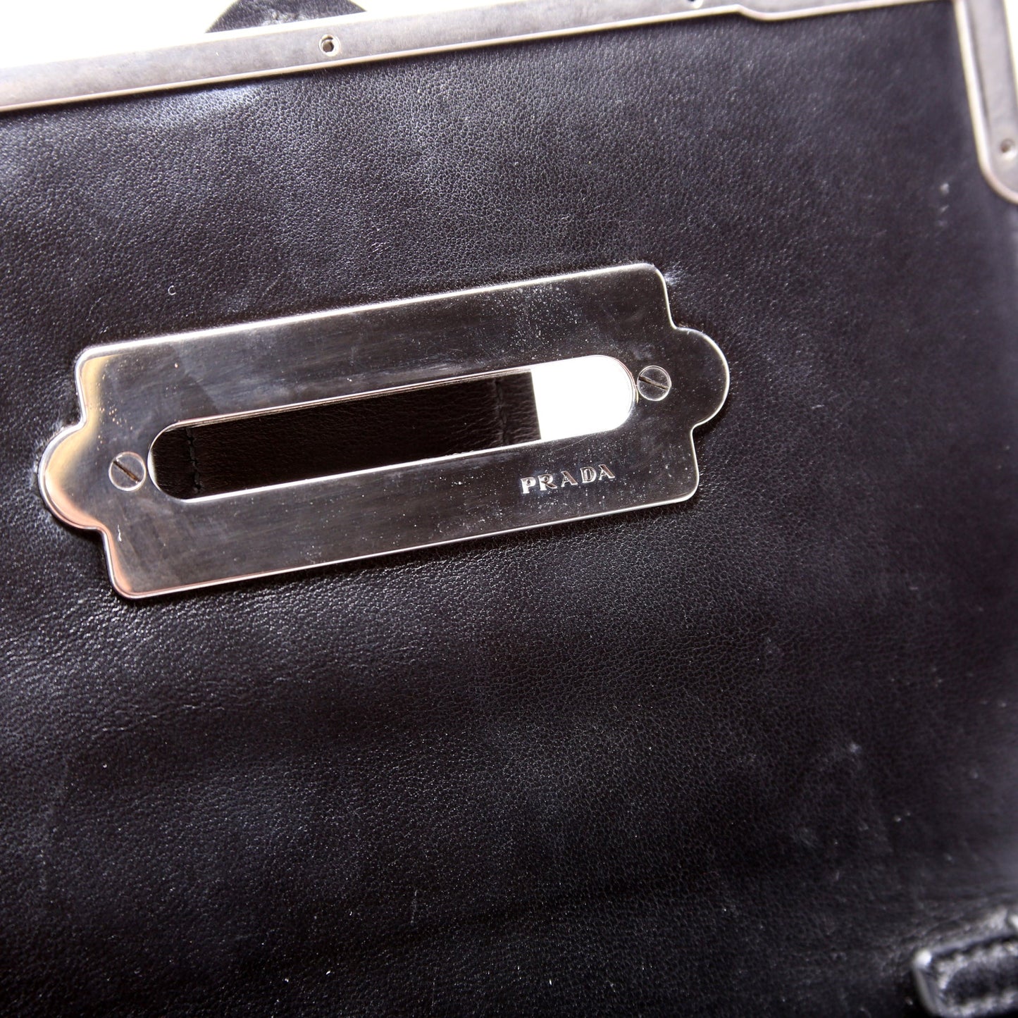 Saffiano/Metallic Vitello Cahier Chain Crossbody