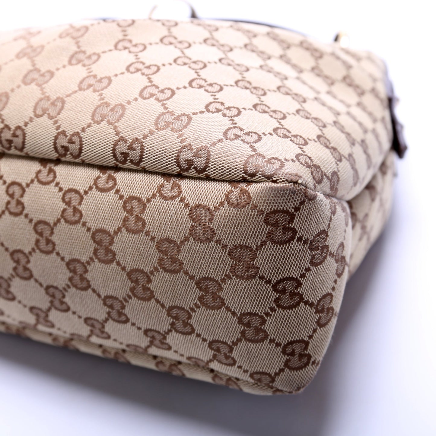 115867 Horsebit GG Canvas Hobo