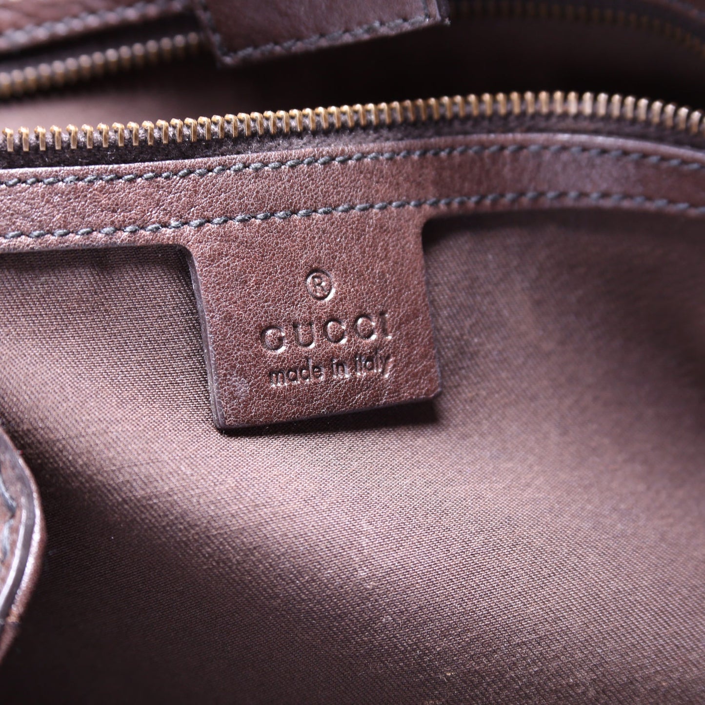 203546 GG Canvas Jockey Medium Tote
