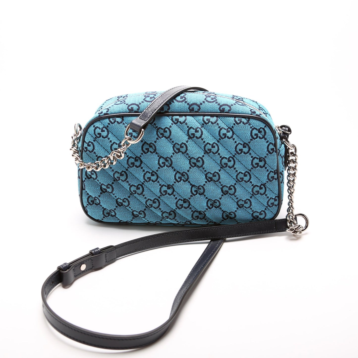 447632 Marmont Small Multicolor Canvas Camera Bag