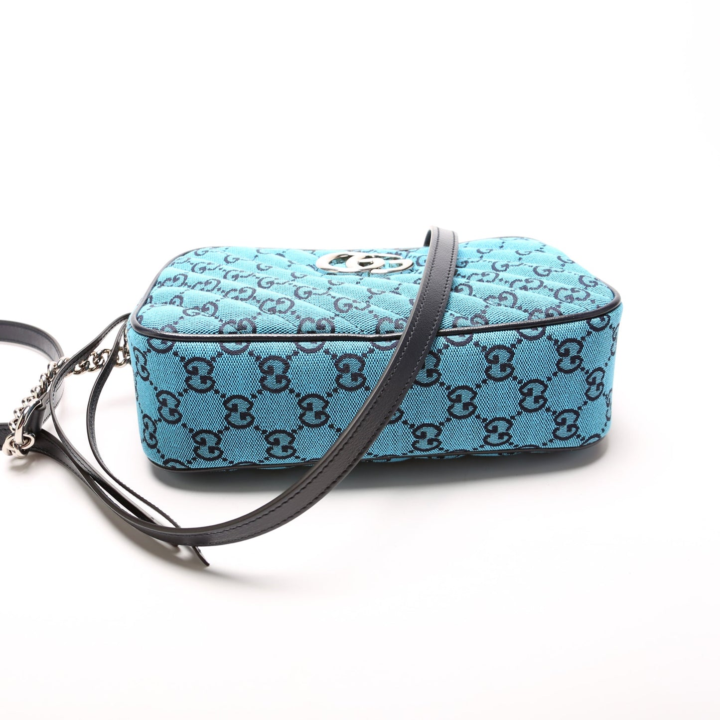 447632 Marmont Small Multicolor Canvas Camera Bag