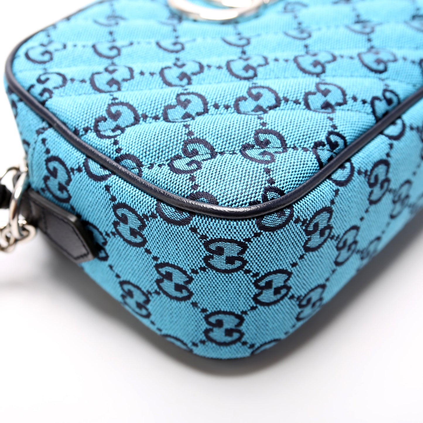 447632 Marmont Small Multicolor Canvas Camera Bag