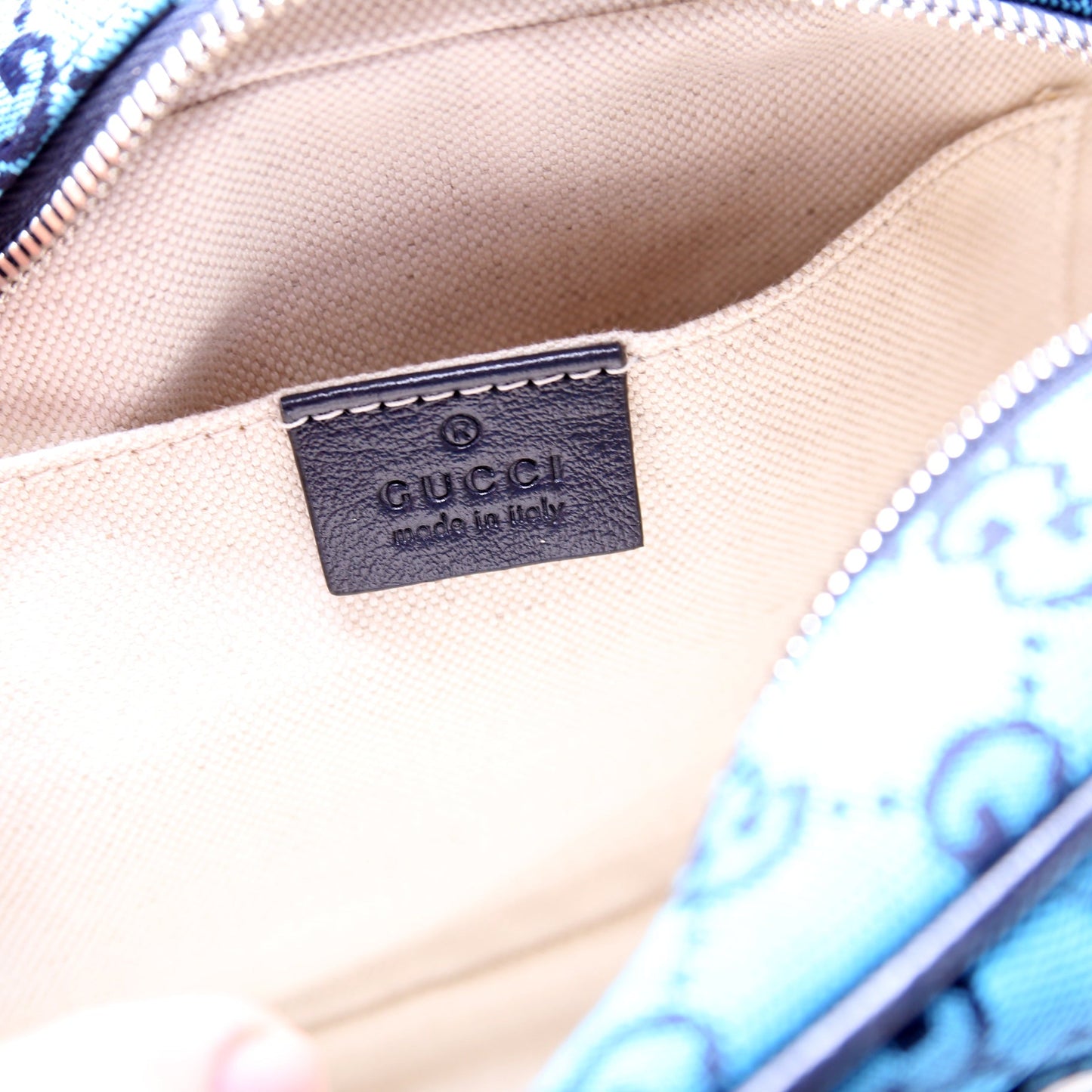 447632 Marmont Small Multicolor Canvas Camera Bag