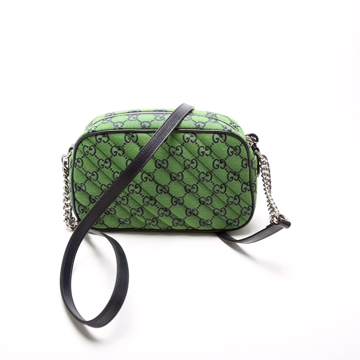 447632 Marmont Small Multicolor Canvas Camera Bag