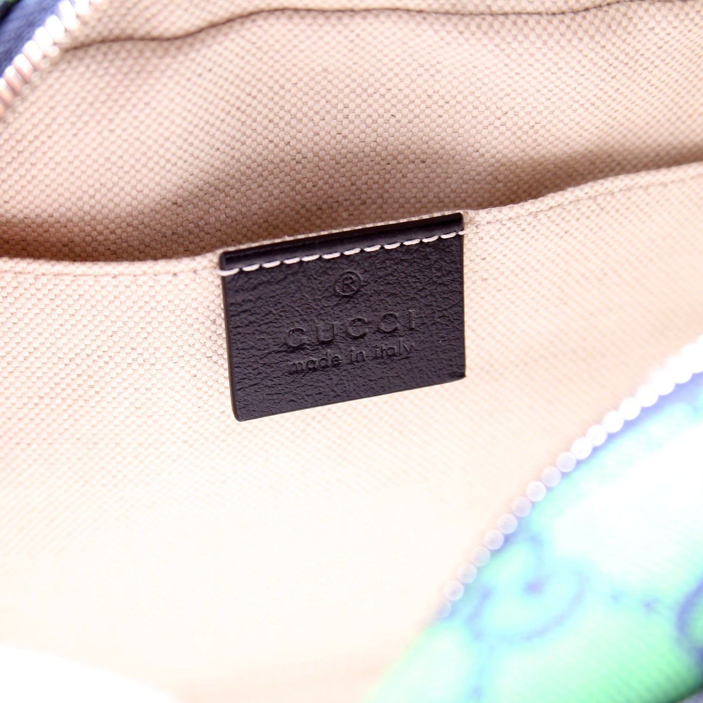 447632 Marmont Small Multicolor Canvas Camera Bag