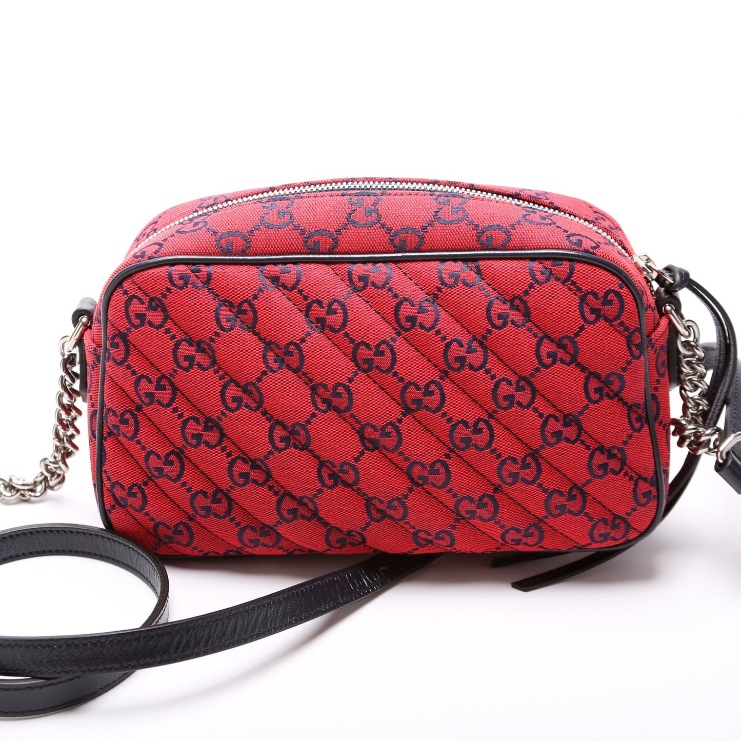 447632 Marmont Small Multicolor Canvas Camera Bag