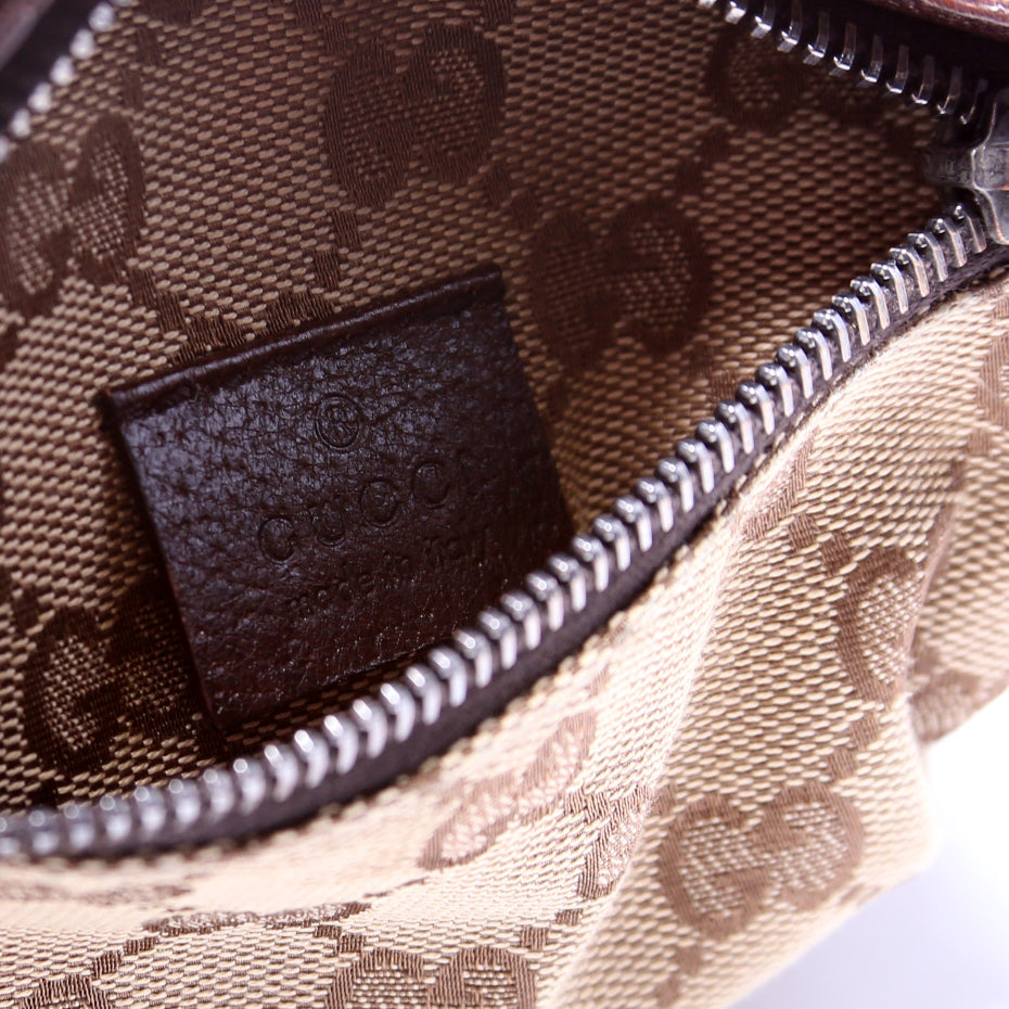 28566 GG Canvas Waist Bag