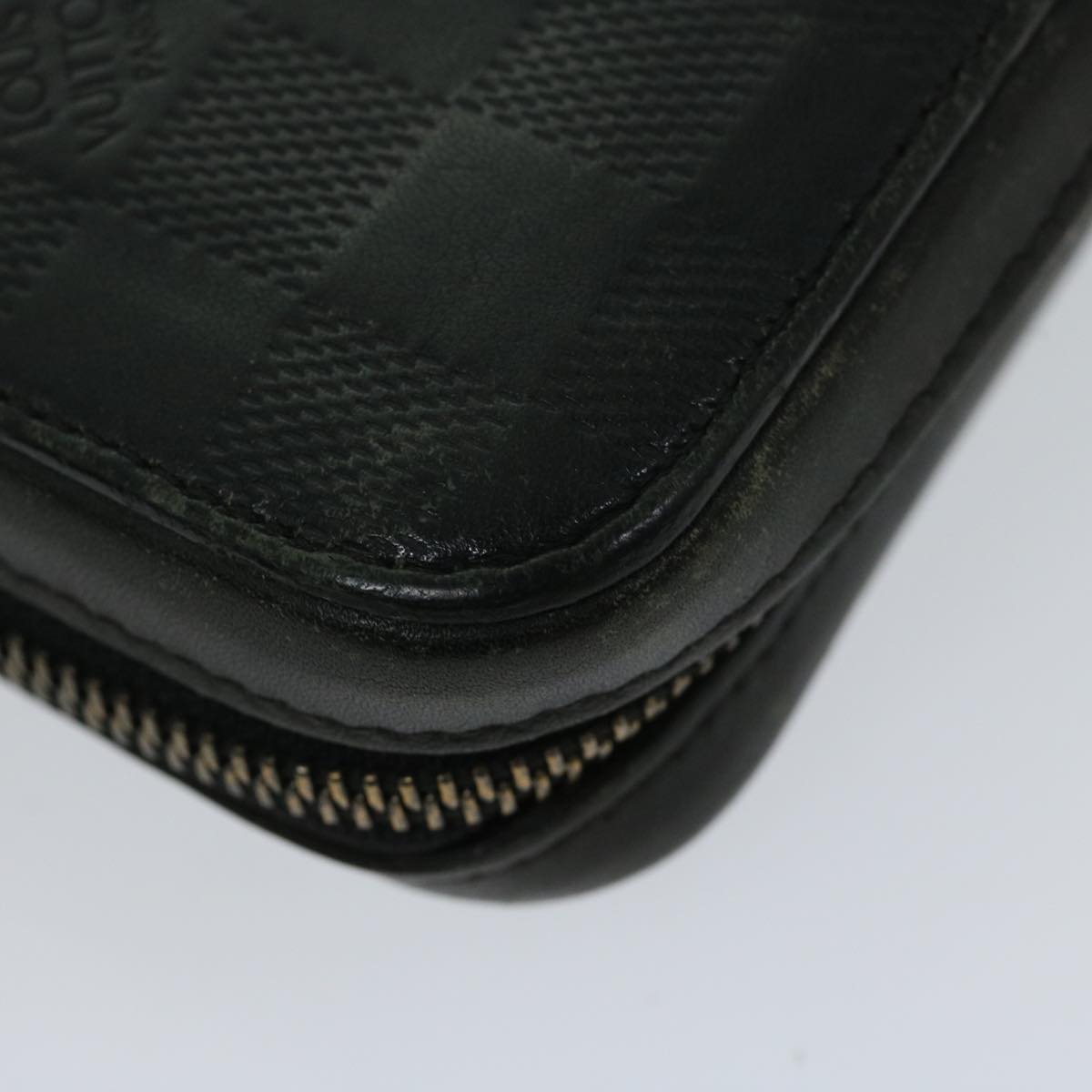 Louis Vuitton Zippy Xl Black Leather Wallet