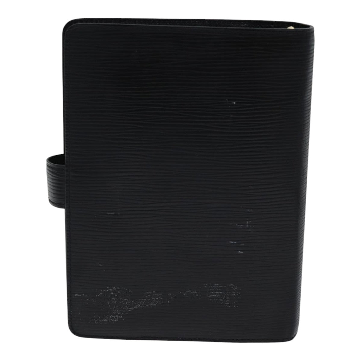 Louis Vuitton Agenda Mm Black Leather Wallet