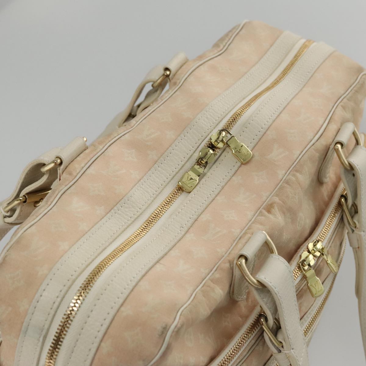 Louis Vuitton Mini Lin Pink Canvas Shoulder Bag