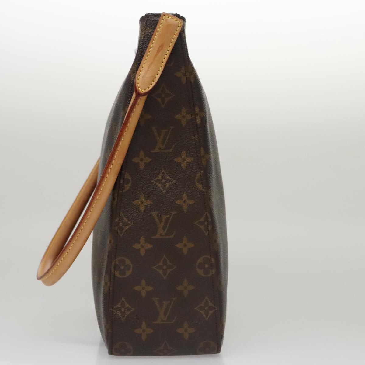 Louis Vuitton Looping Gm Brown Canvas Shoulder Bag