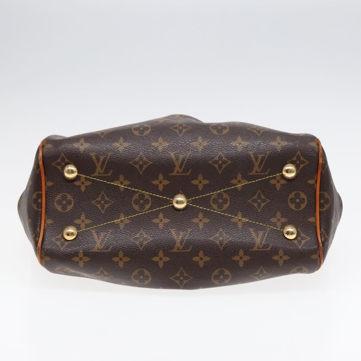 Louis Vuitton Tivoli Brown Canvas Handbag