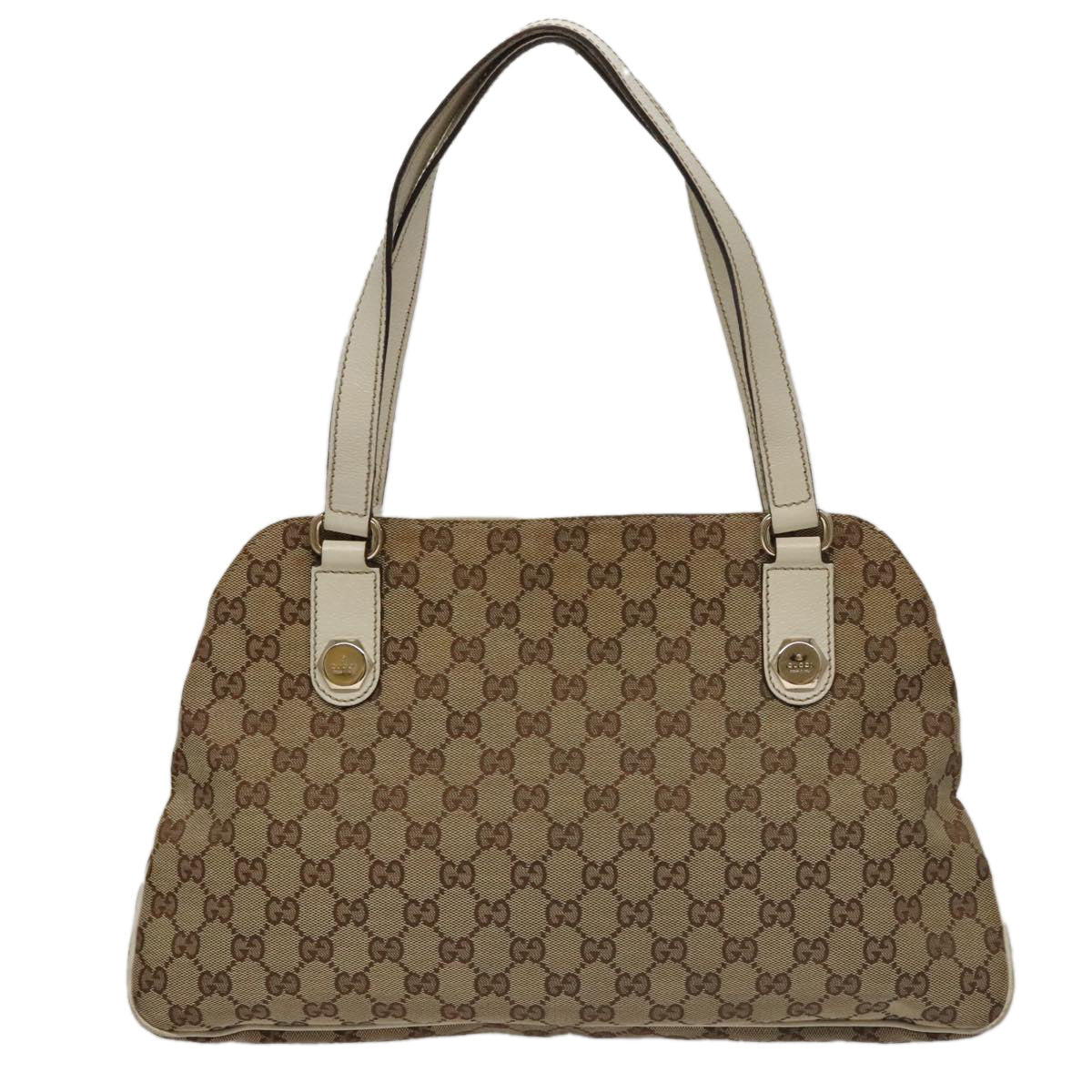 Gucci Charmy Beige Canvas Tote Bag