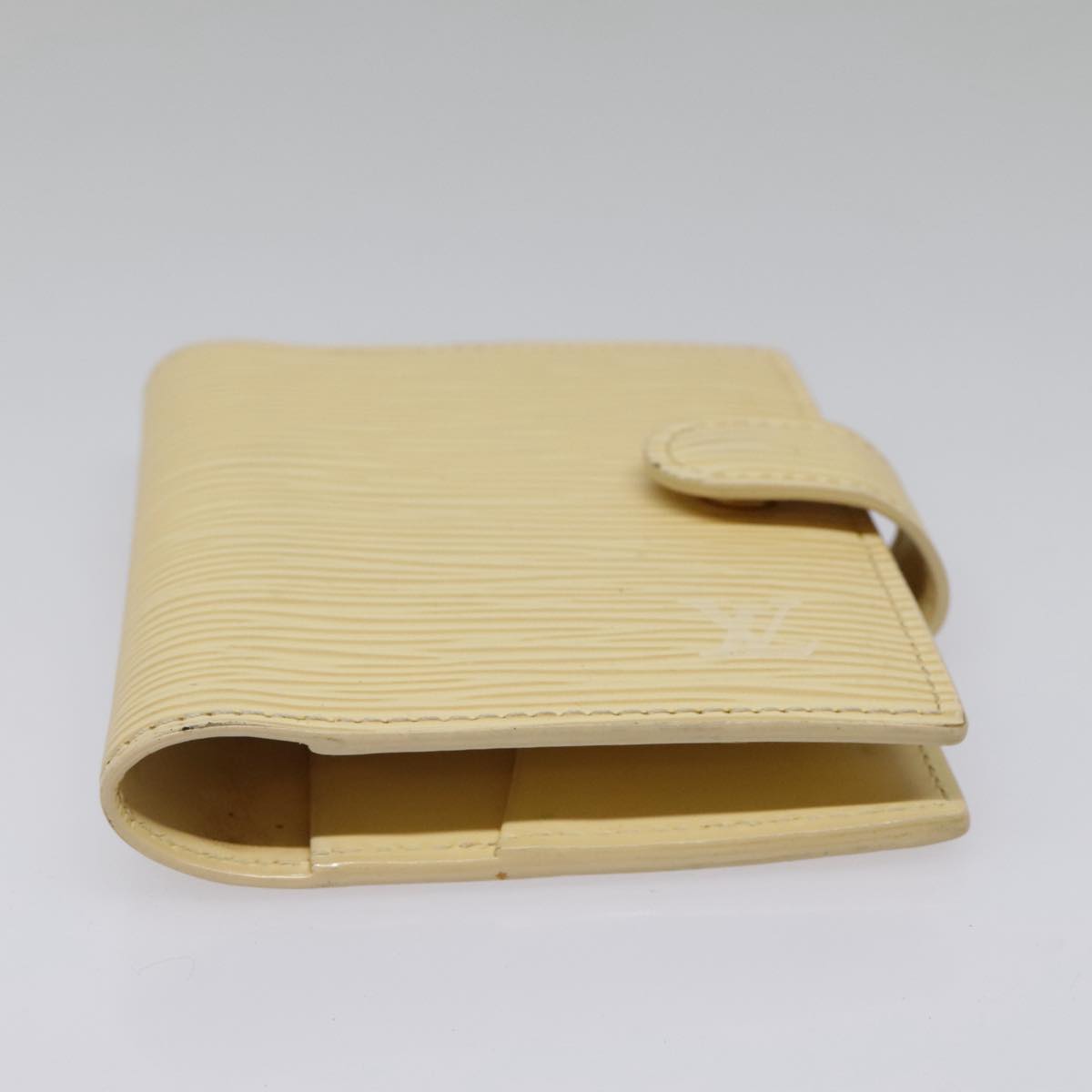 Louis Vuitton Agenda Cover Beige Leather Wallet