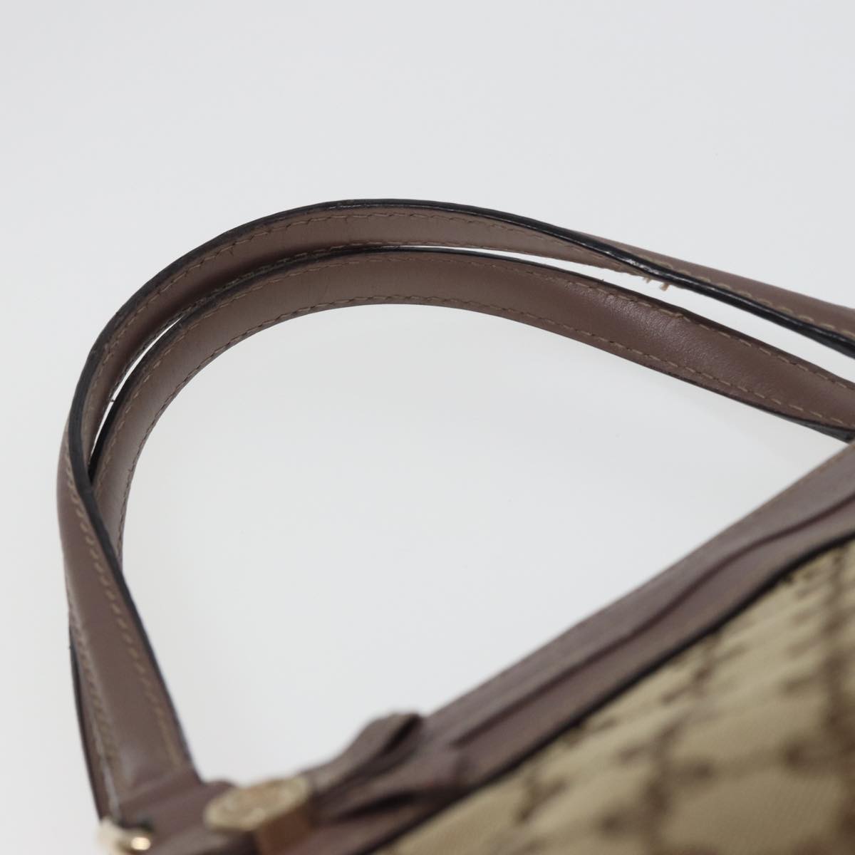 Gucci Mayfair Beige Canvas Tote Bag