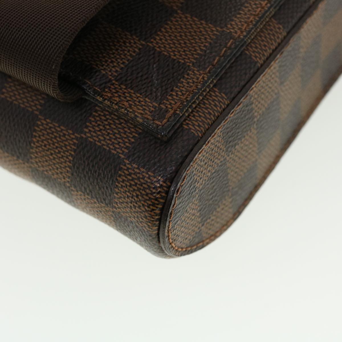 Louis Vuitton Geronimos Brown Canvas Shoulder Bag