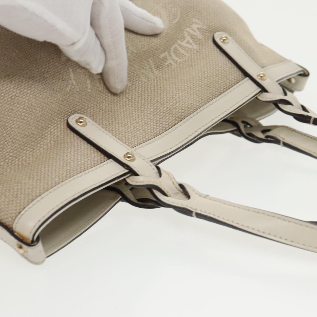 Gucci Beige Canvas Tote Bag