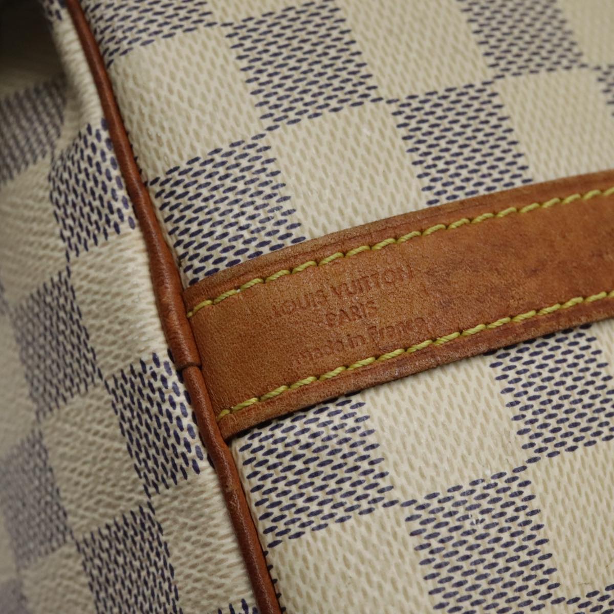 Louis Vuitton Speedy 30 White Canvas Handbag