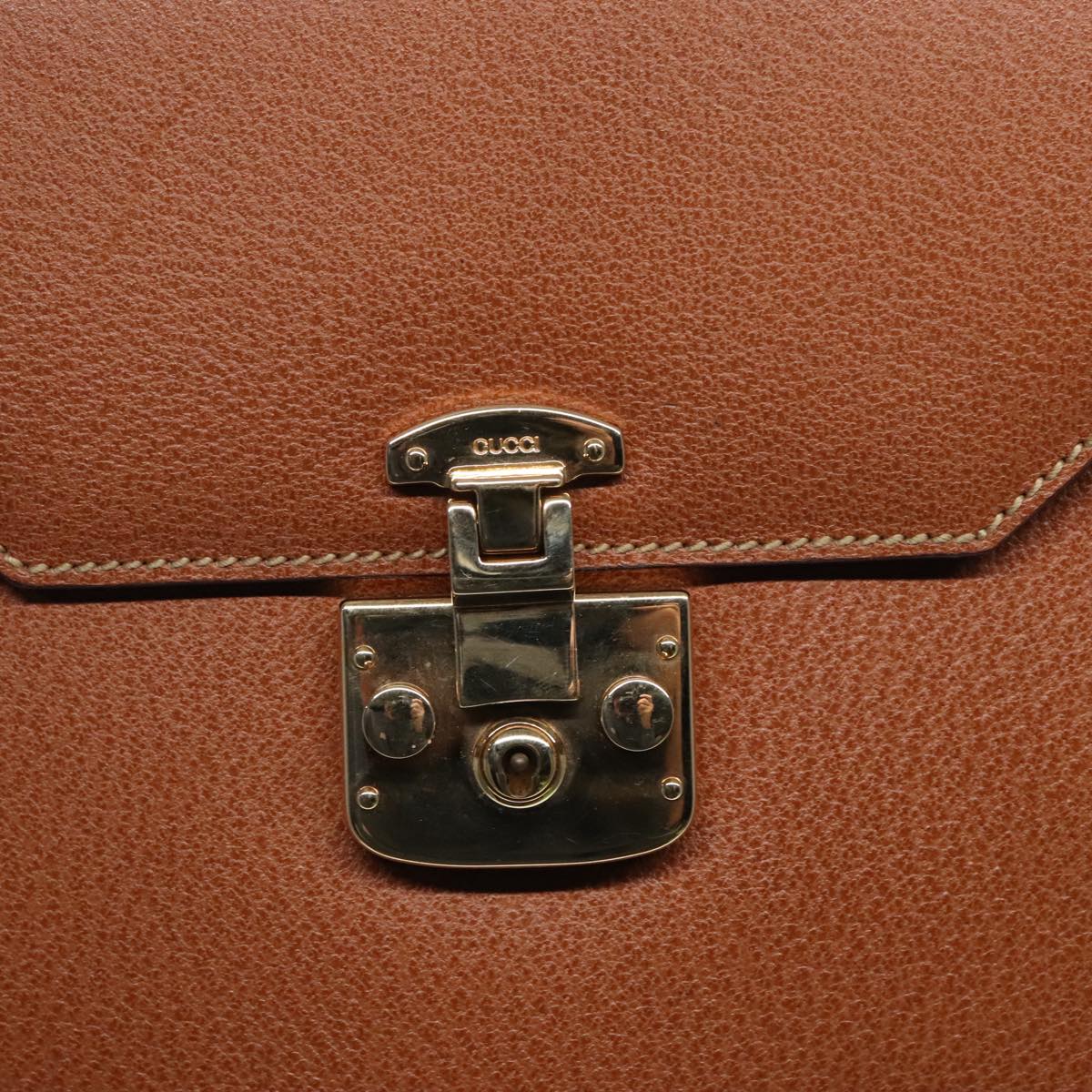 Gucci Lady Lock Brown Leather Handbag