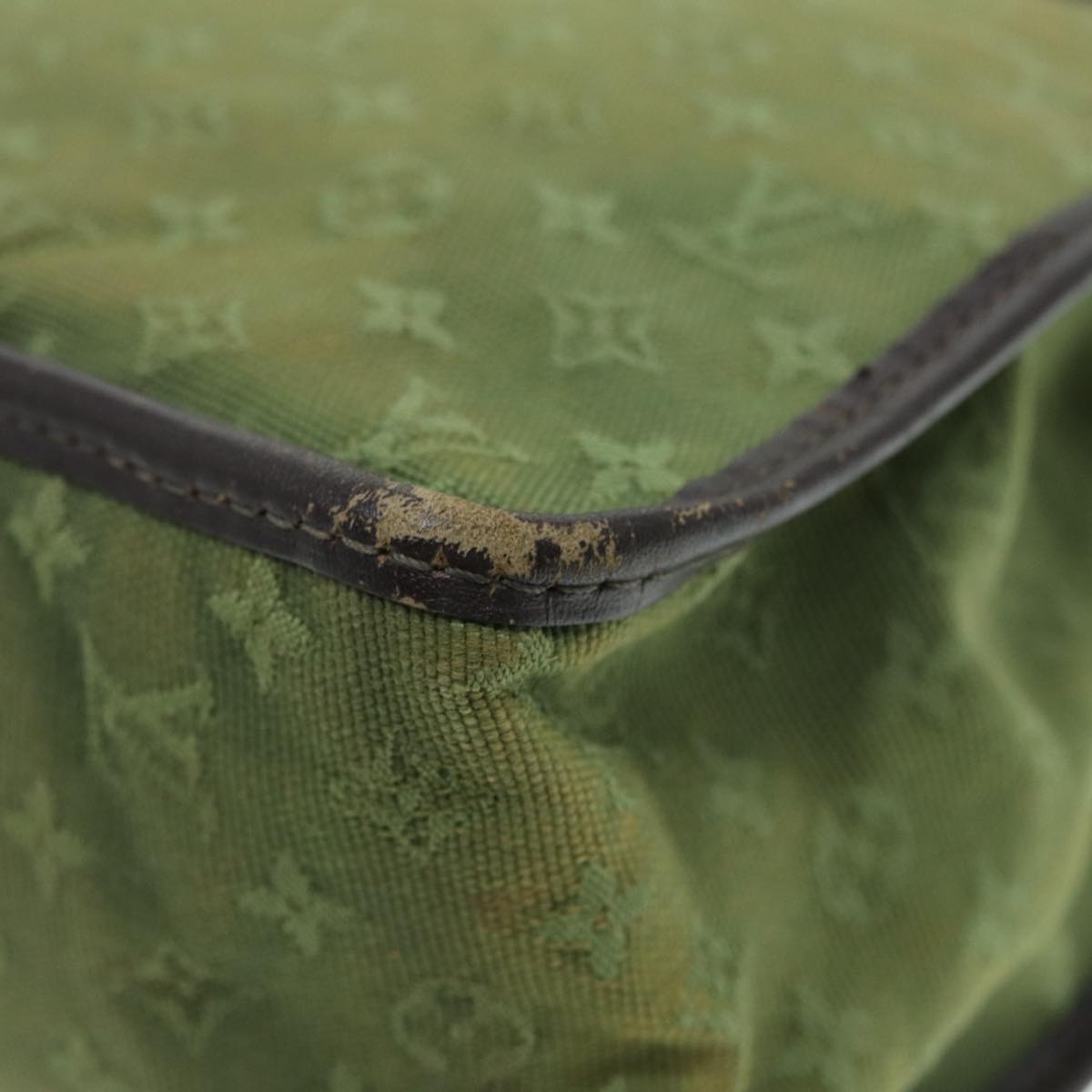 Louis Vuitton Suck Polosion Khaki Canvas Handbag
