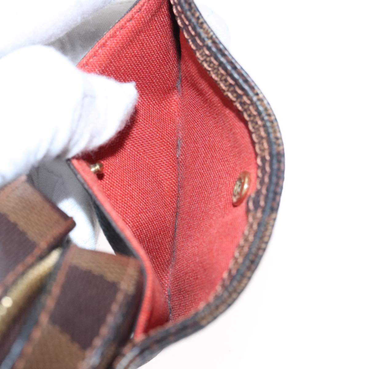 Louis Vuitton Geronimos Brown Canvas Shoulder Bag