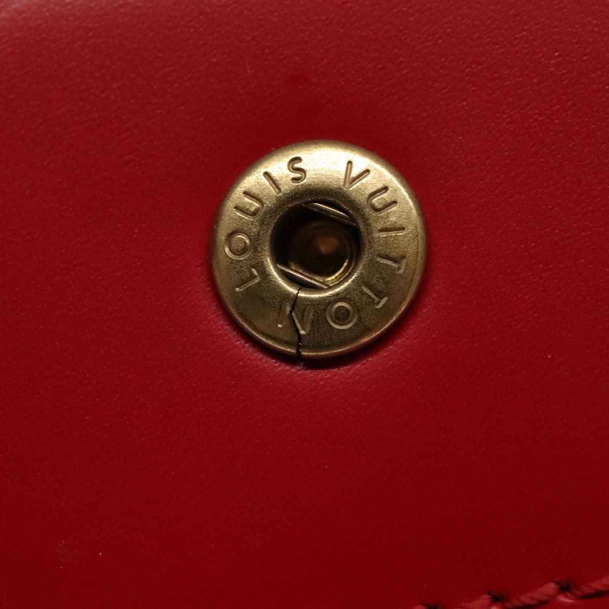 Louis Vuitton Sac D'épaule Red Leather Shoulder Bag