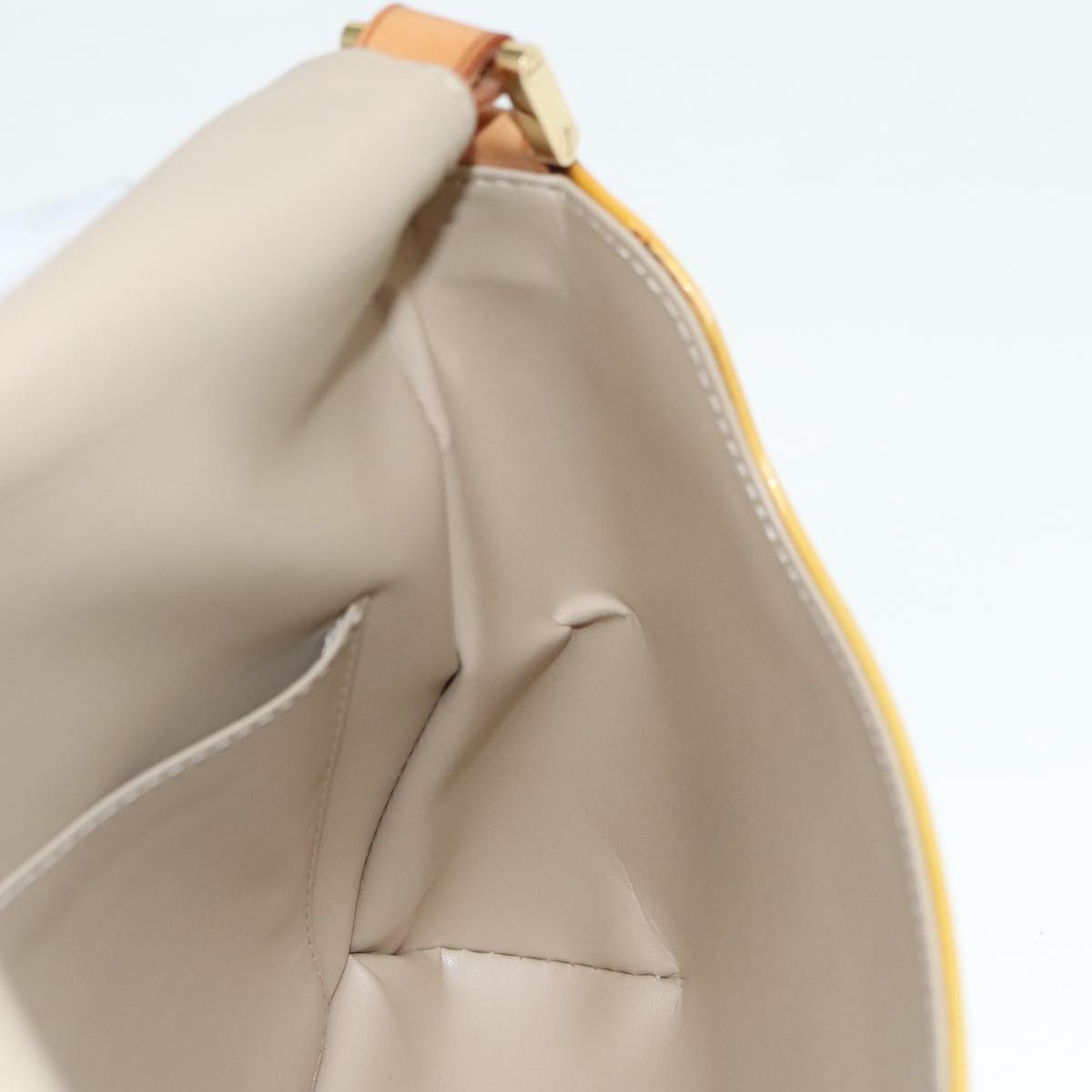 Louis Vuitton Thompson Street Yellow Patent Leather Shoulder Bag