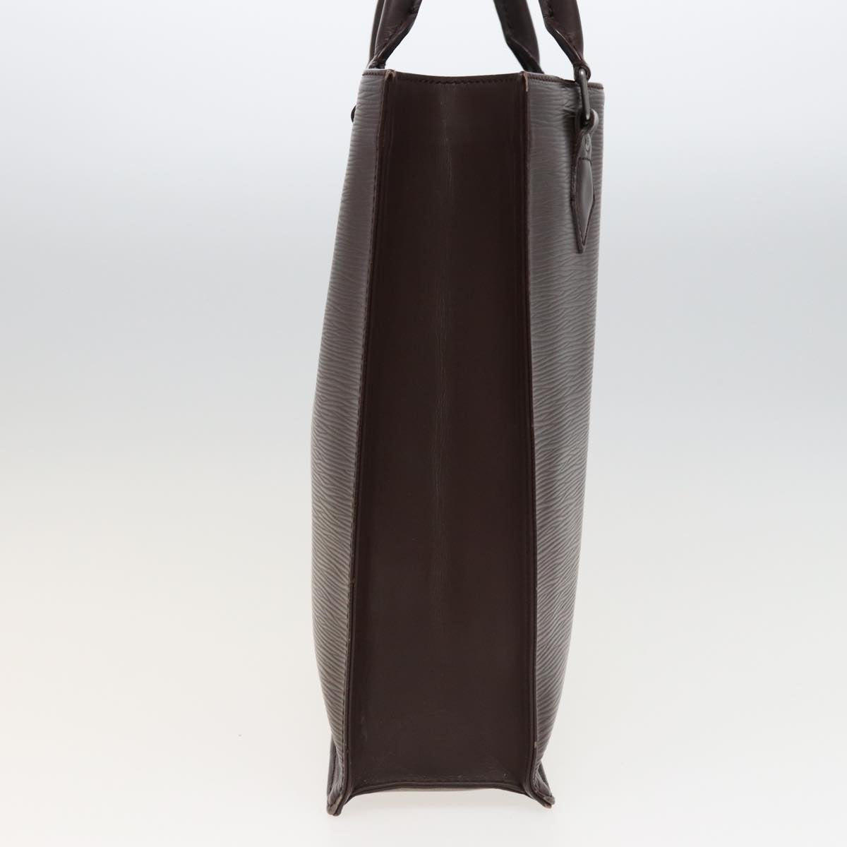 Louis Vuitton Sac Plat Brown Leather Handbag