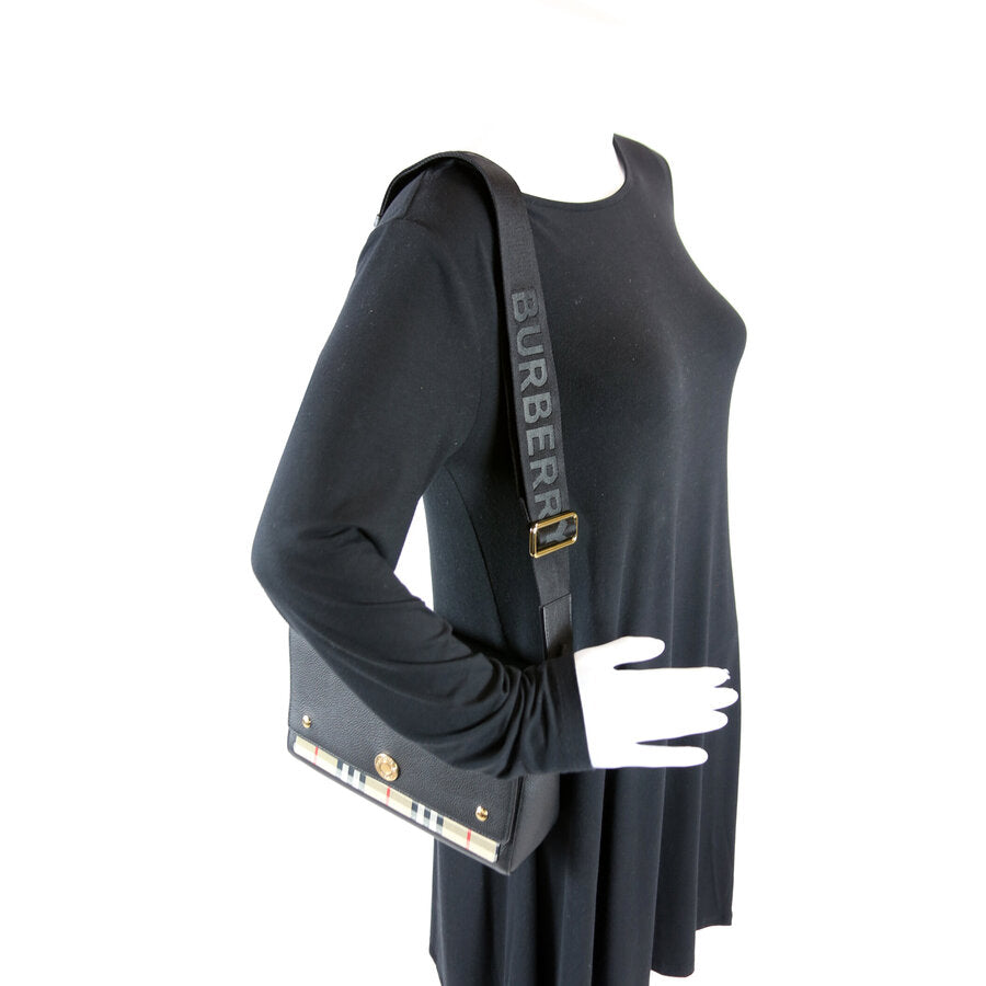 Note Crossbody Leather/Vintage Check