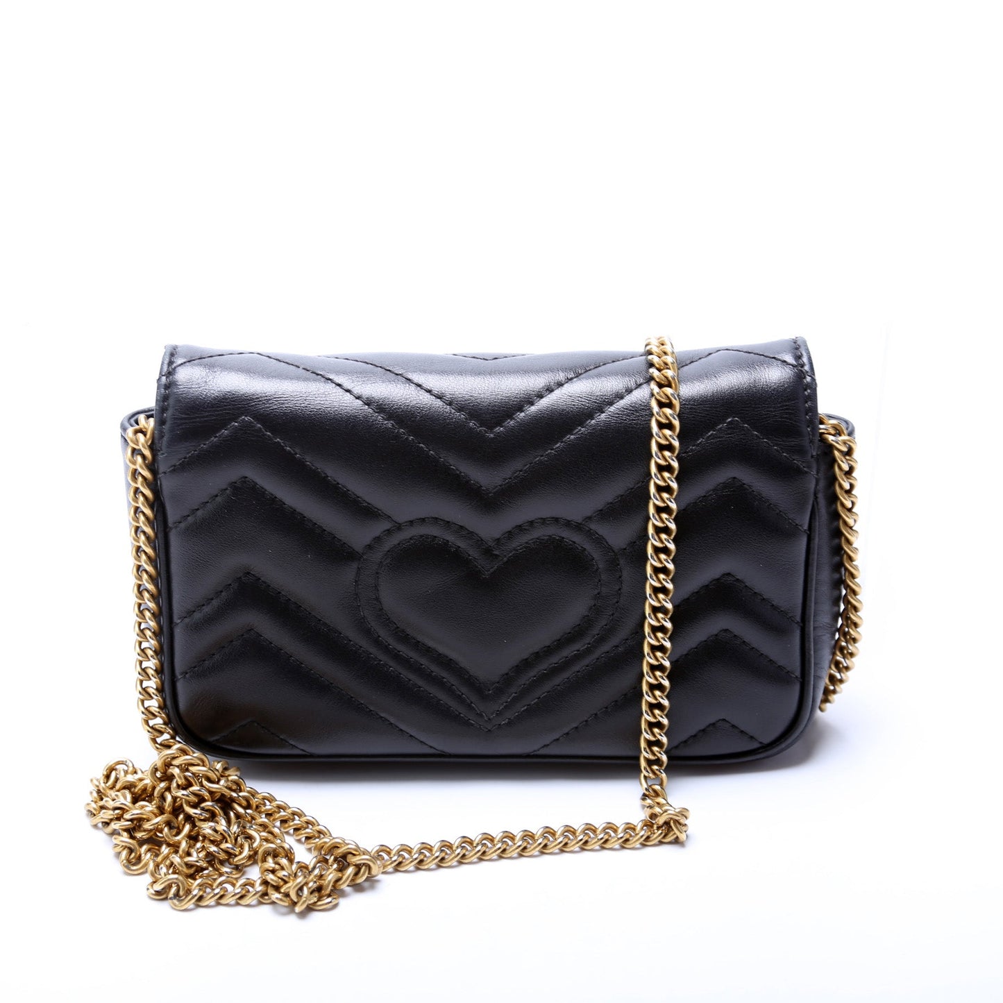 476433 Marmont Leather Super Mini Flap