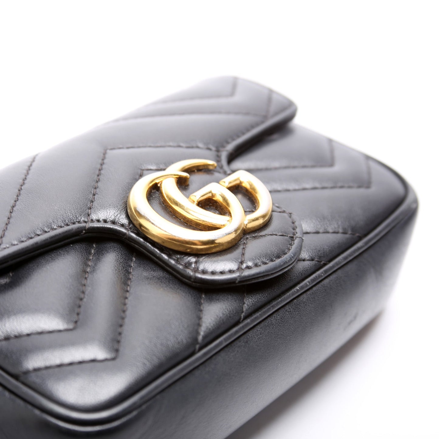 476433 Marmont Leather Super Mini Flap