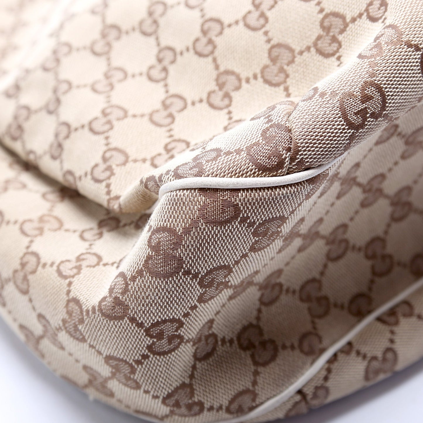 233604 GG Canvas New Ladies Web Large Hobo