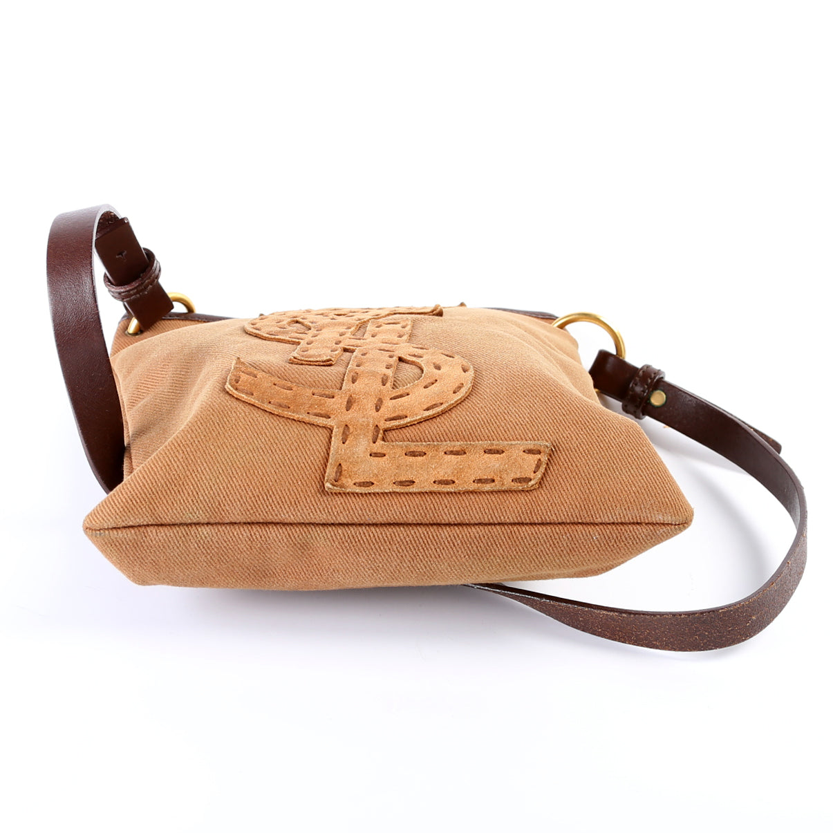 Logo YSL Canvas Crossbody