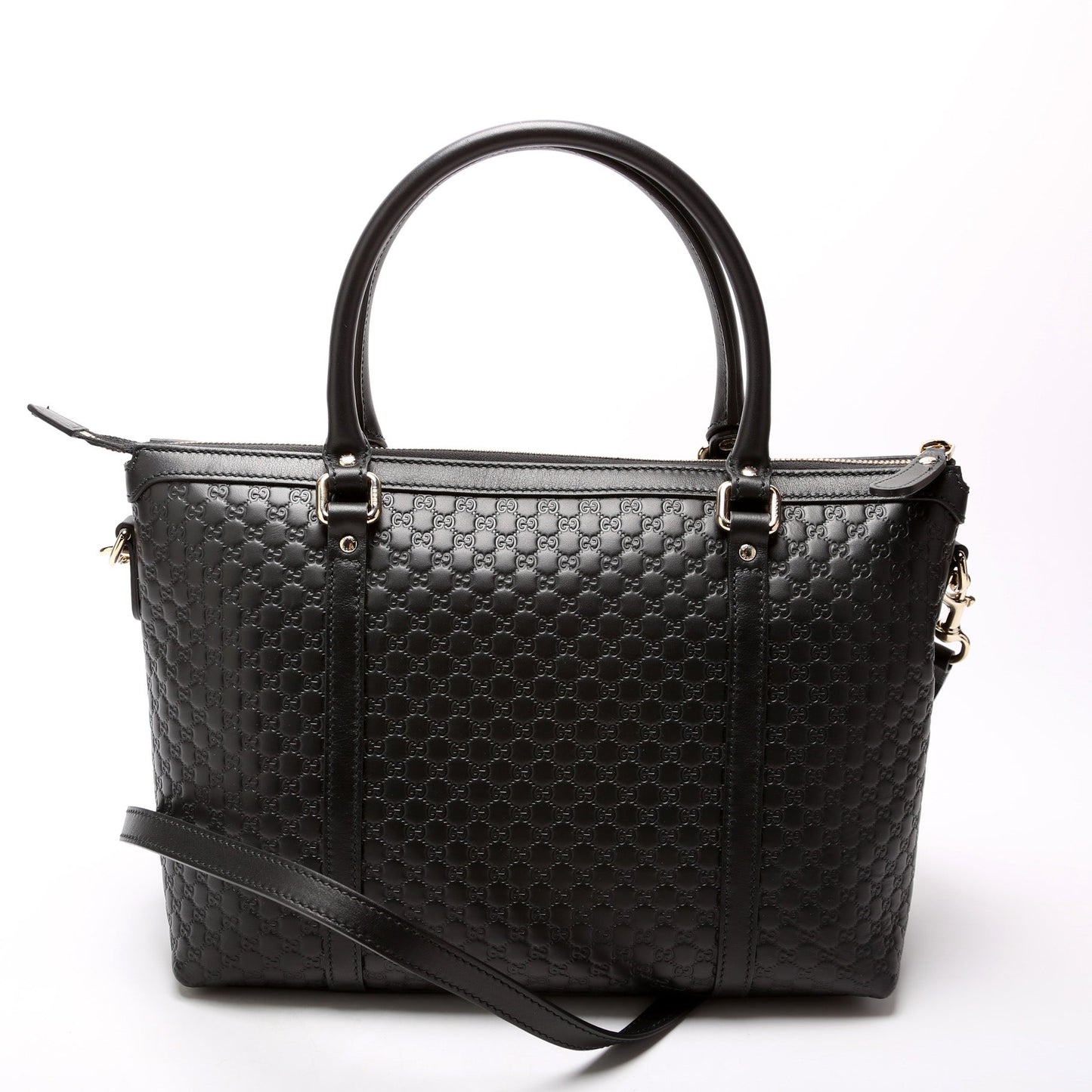 449656 Margaux Satchel Micro Guccissima