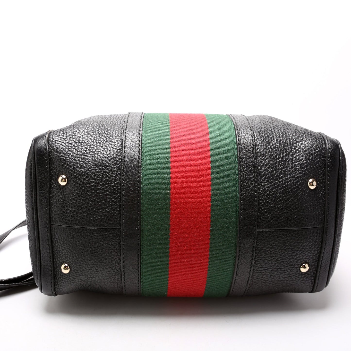 247205 Boston Bag Web Leather