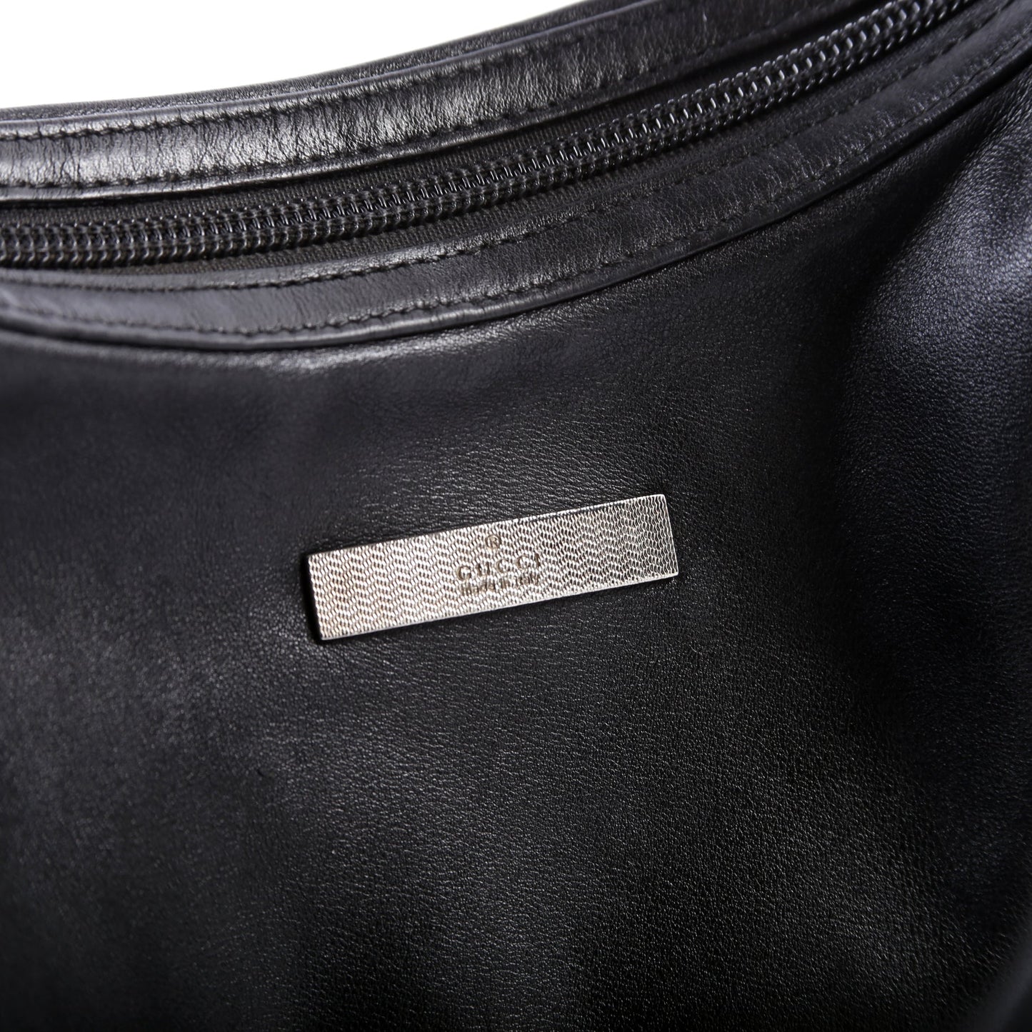 01 3874 Leather Chain Shoulder Bag