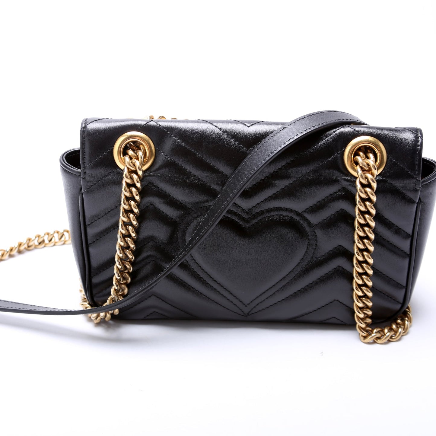 446744 Marmont Leather Shoulder Mini Flap