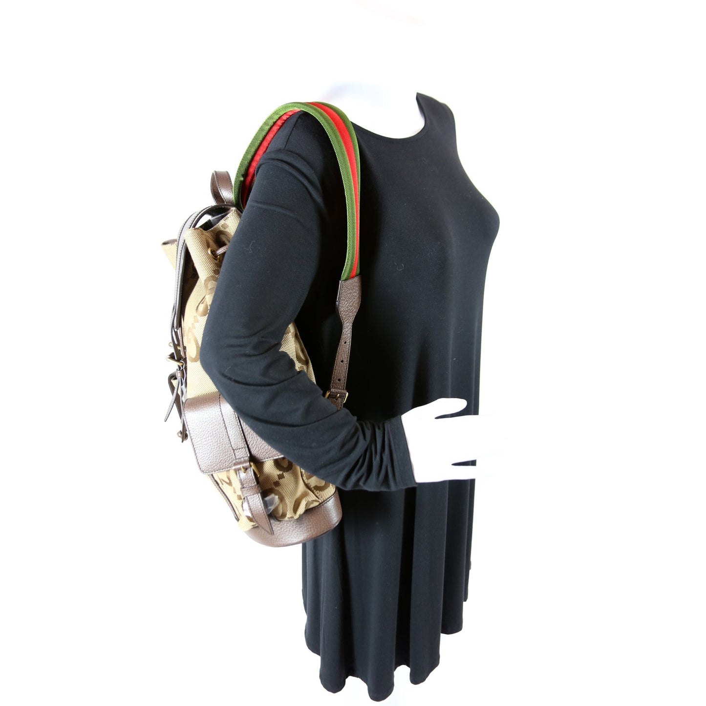 GG Jumbo Canvas Backpack 678829
