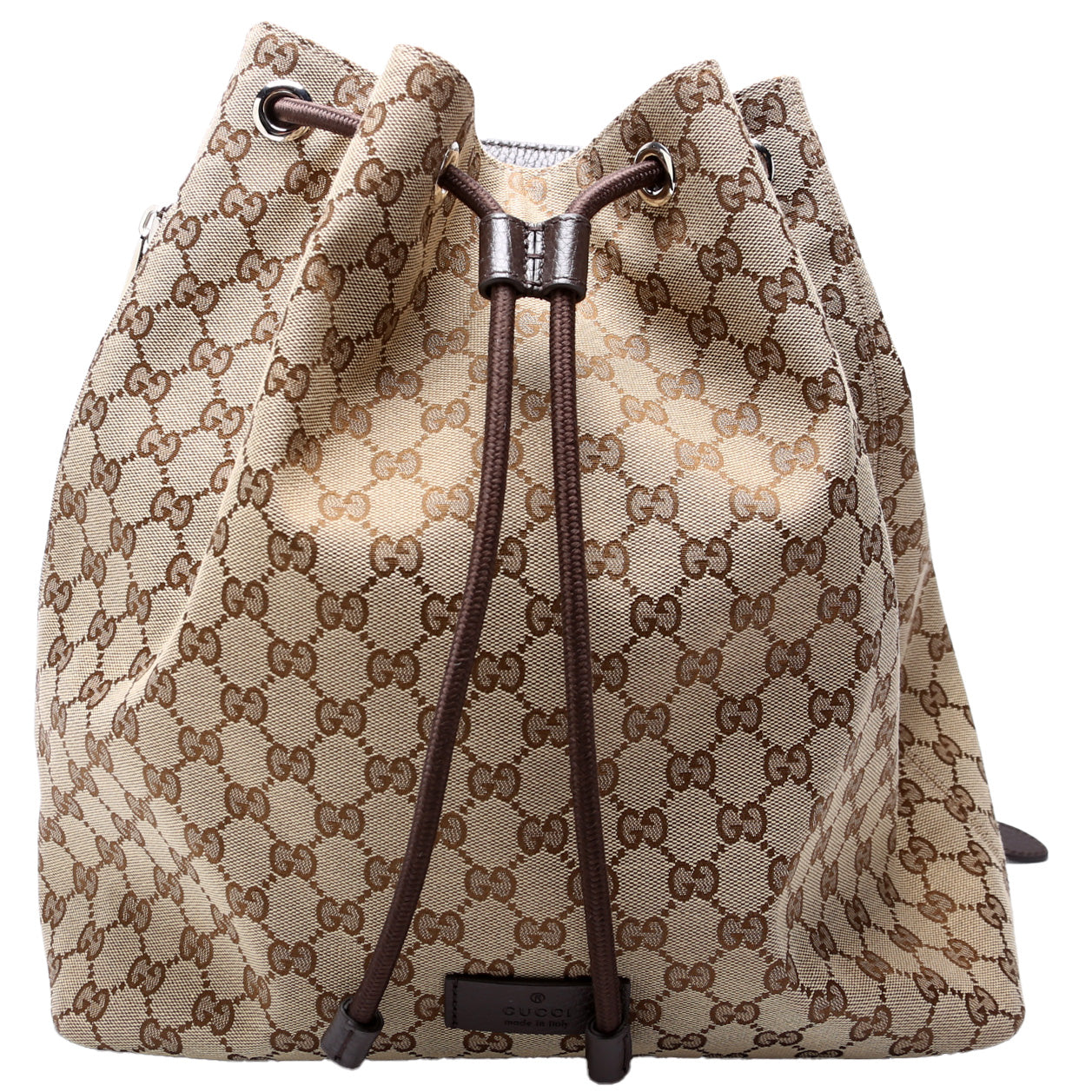 449175 GG Canvas Drawstring Backpack