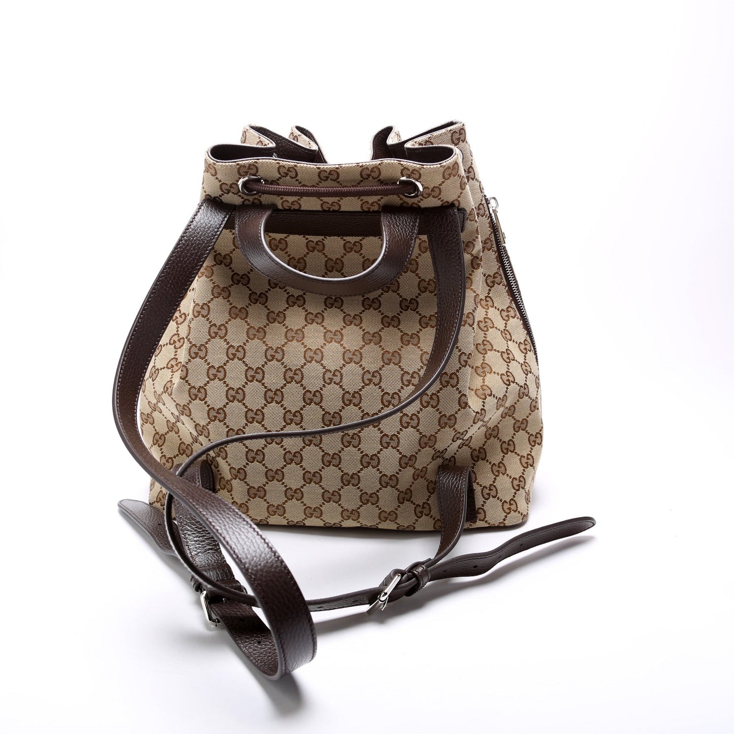 449175 GG Canvas Drawstring Backpack