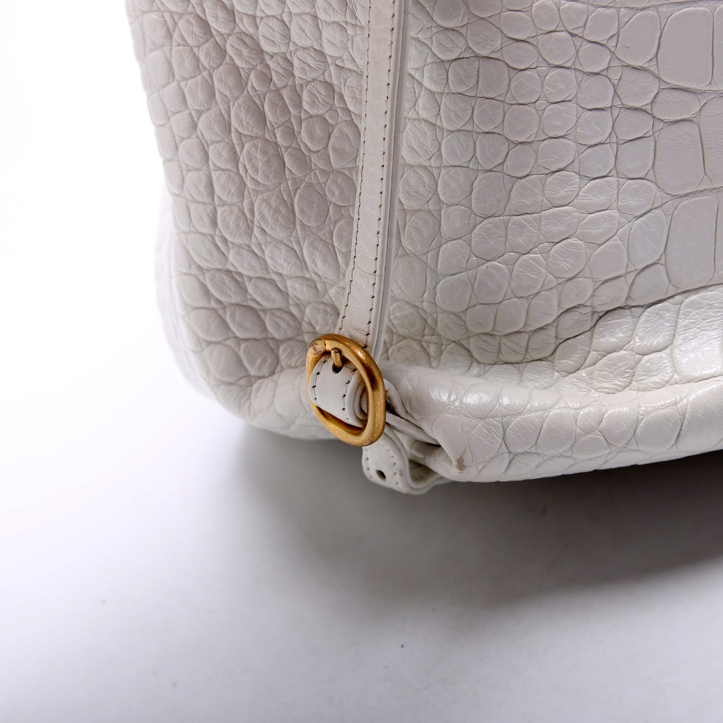 Drawstring Backpack Crocodile Embossed 28M