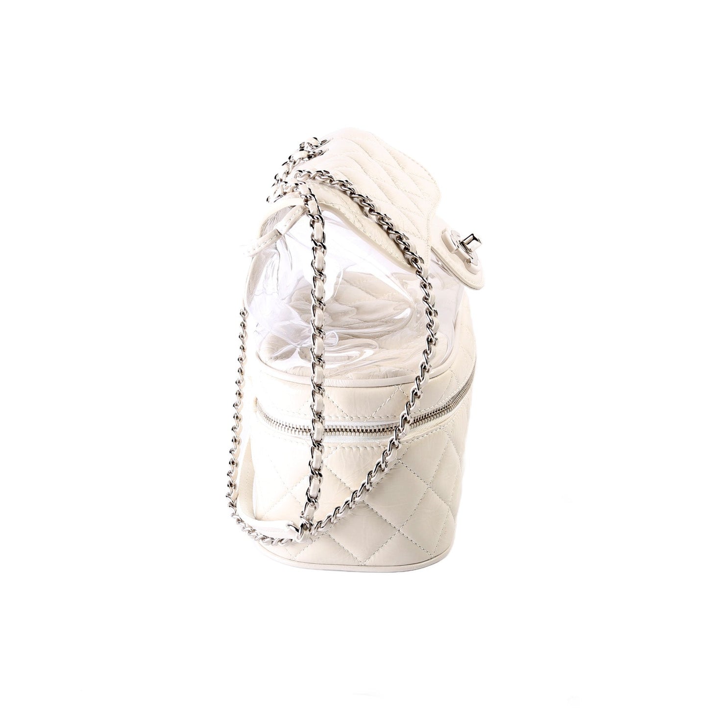 Chanel Aquarium Shoulder Bag PVC/Shiny Calfskin 25M
