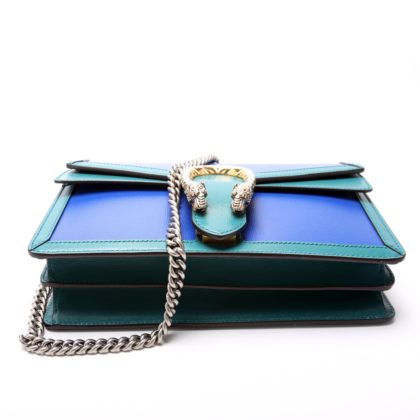 400249 Dionysus Enamel Leather Shoulder Small
