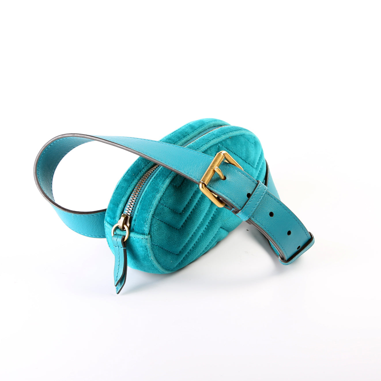 476434 Marmont Velvet Belt Bag