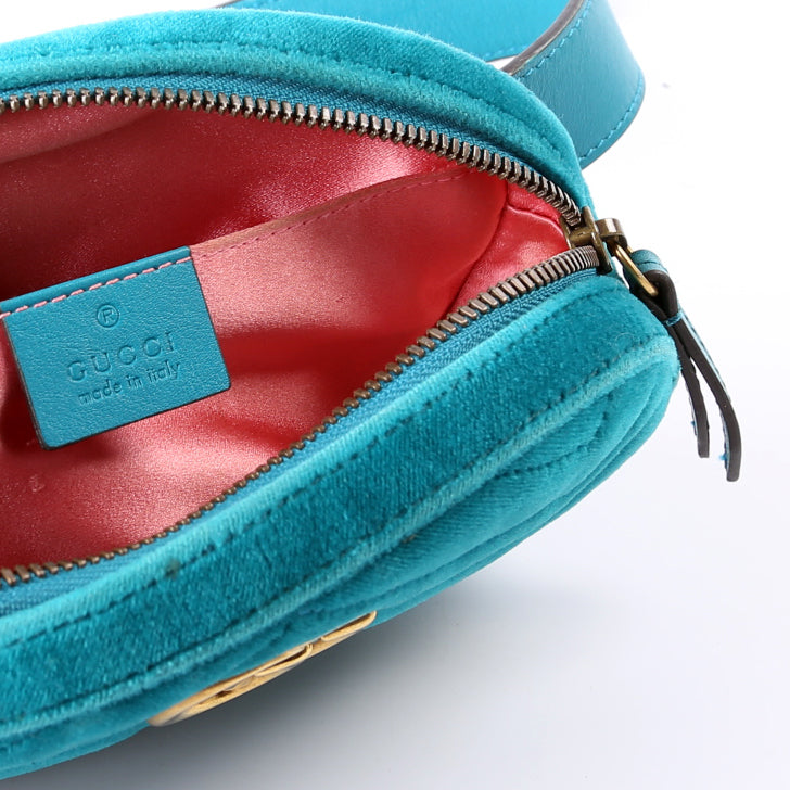 476434 Marmont Velvet Belt Bag